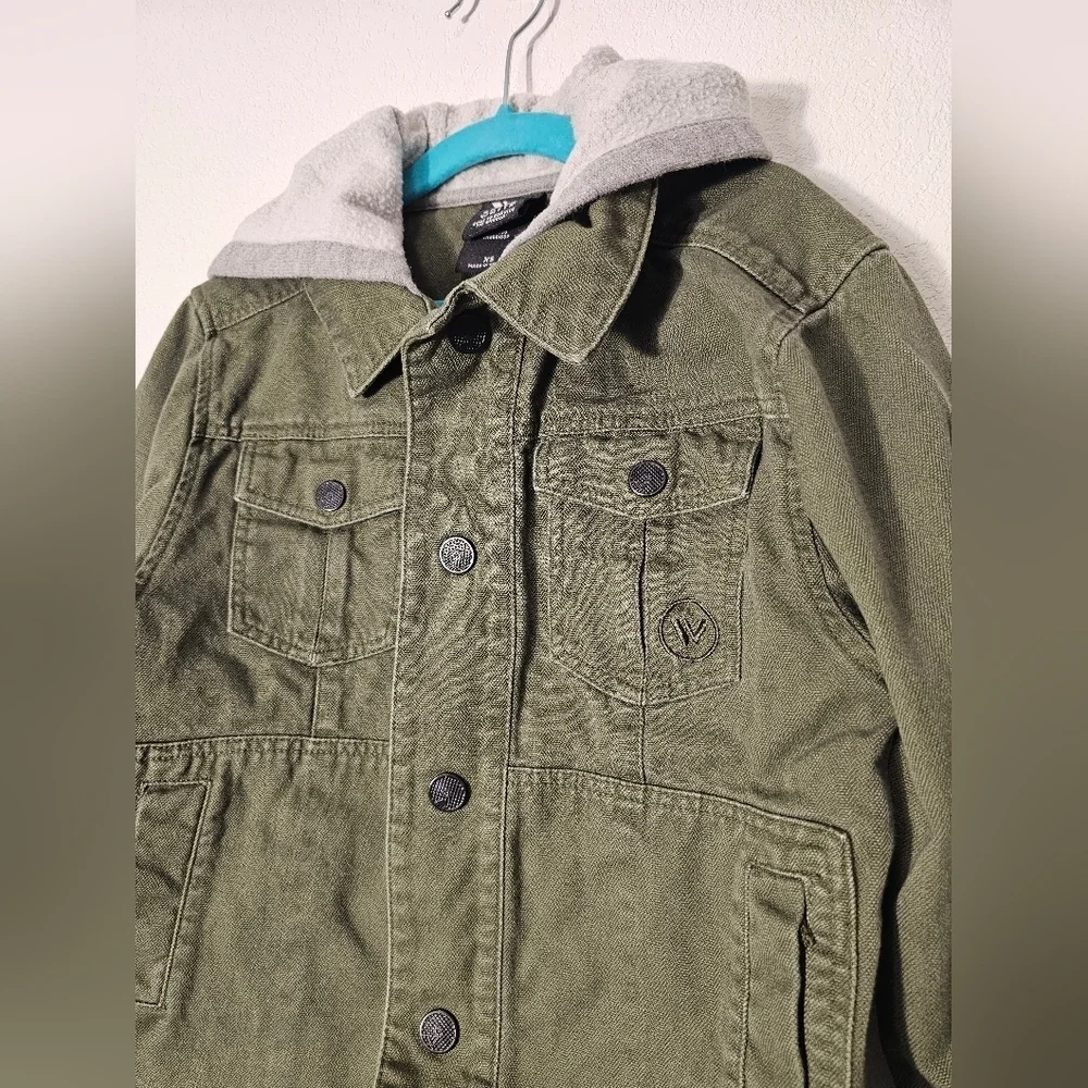 Shaun White Kids Green Hooded Jacket Size XS